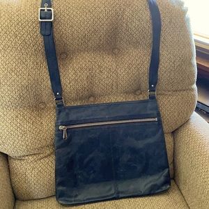 Hobo brand blue genuine leather cross-body bag